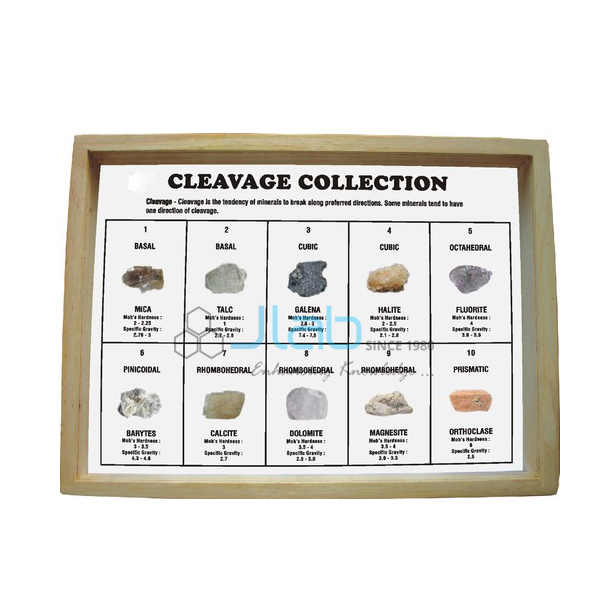 Minerals Cleavage Collection (Set of 10)