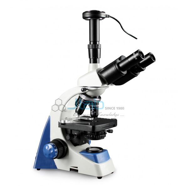 Digital Trinocular Microscope With LED Illumination Series 40X-1000X