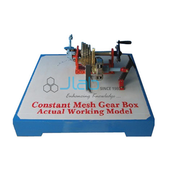 Constant mesh gear box actual cut section india manufacturers