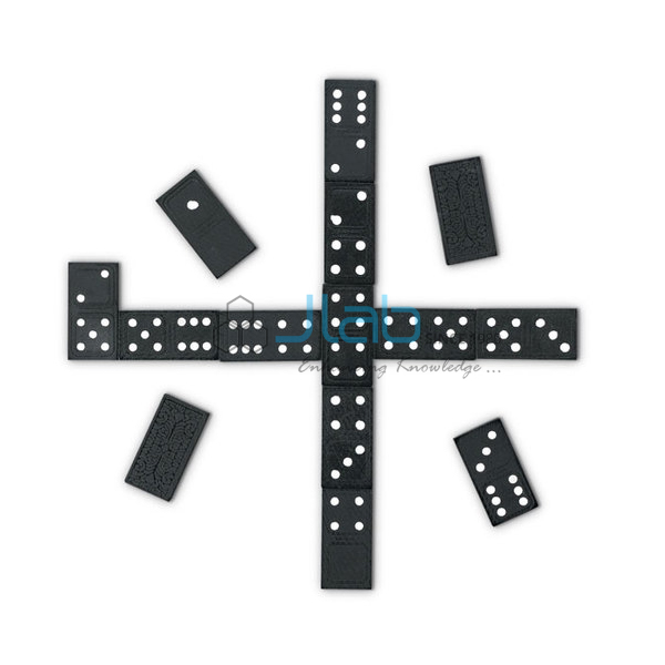 Double-Six Wooden Dominoes