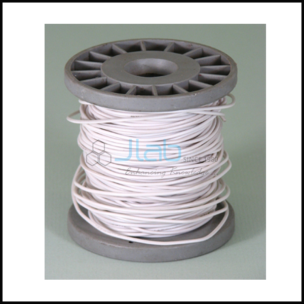 PVC Coated Copper Connecting Hookup Wire 100 ft White JLab