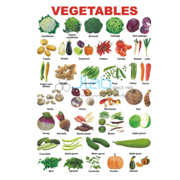 Vegetables Charts