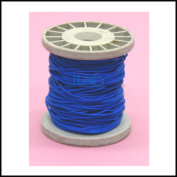 PVC Coated Copper Connecting Hookup Wire 100 ft Blue JLab
