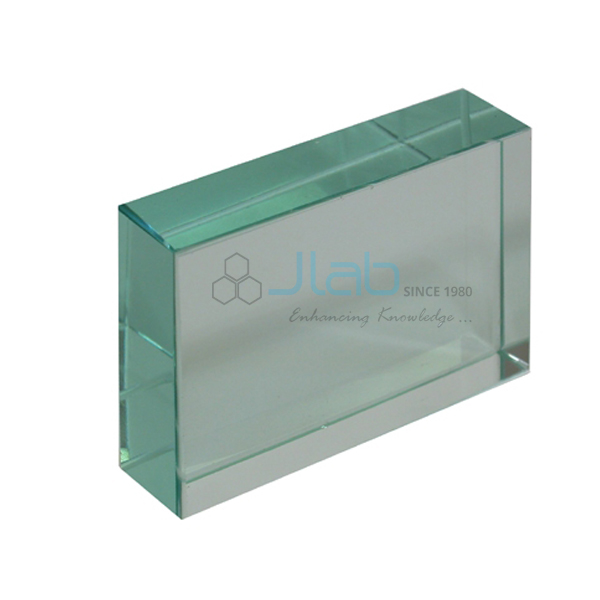 Glass Block Rectangular 75 x 50 x 15 mm JLab