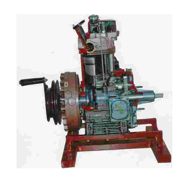 Cut Sectional Model of 2 Stroke Engine