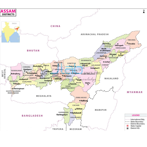 Assam and N.E. States Chart