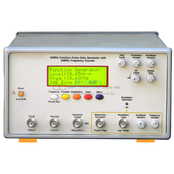 10MHz Function-Pulse-Data Generator with Frequency Counter