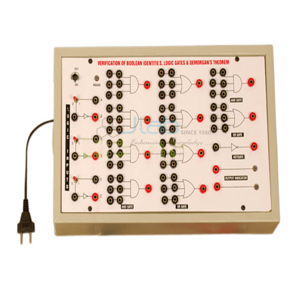 Verification of Logic Gates and Theorems using TTL logic Gates