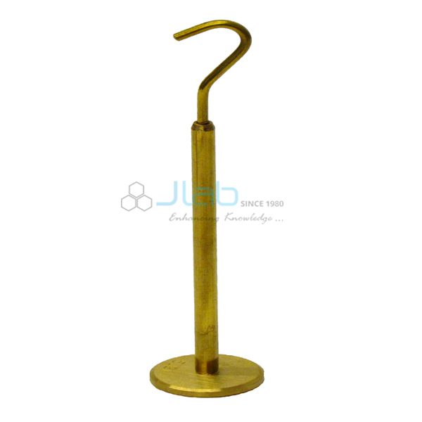 Hanger for Slotted Weights Brass