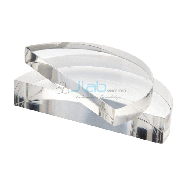 Acrylic Semi Circular Prism