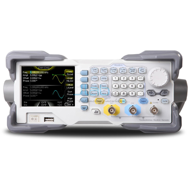25 MHz Arbitrary Function Generator with Two channel