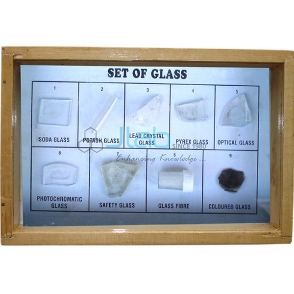 Collection of 9 Glass