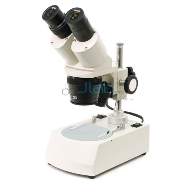 Cordless Rechargeable Dual Power LED Stereo Microscope