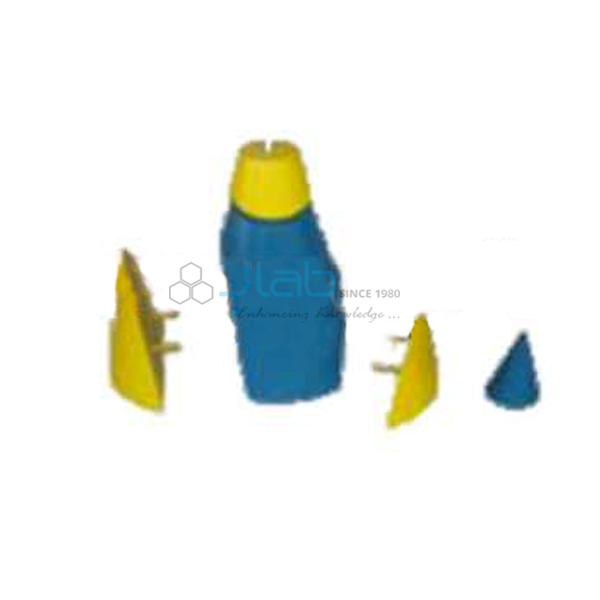 3-D Model of Cone Section in 5 Parts