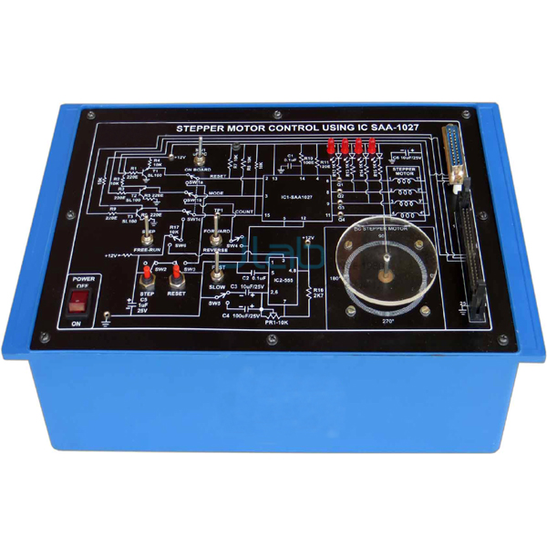 Stepper Motor Control Using IC SAA-1027