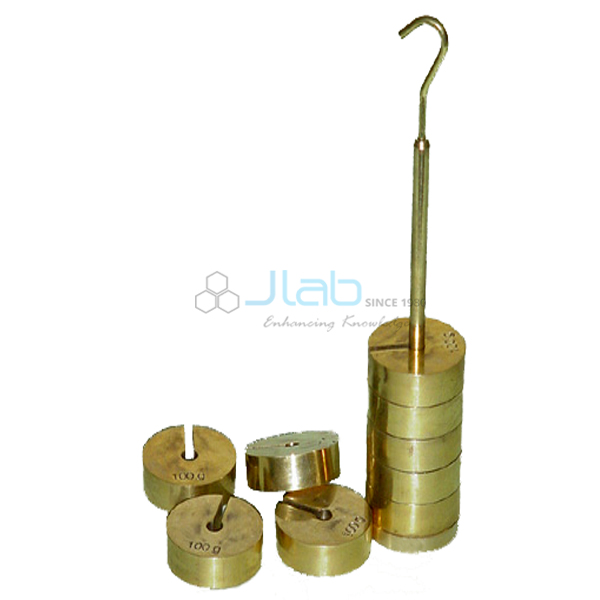 Slotted Weights Brass Set