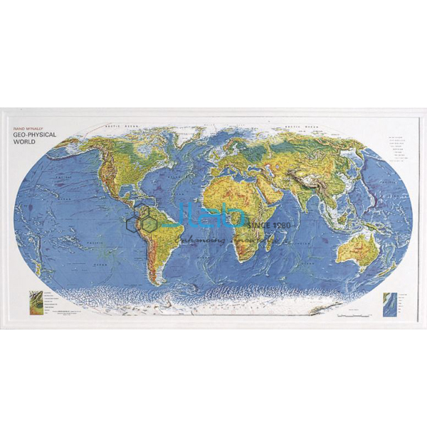 Geo Physical World Map