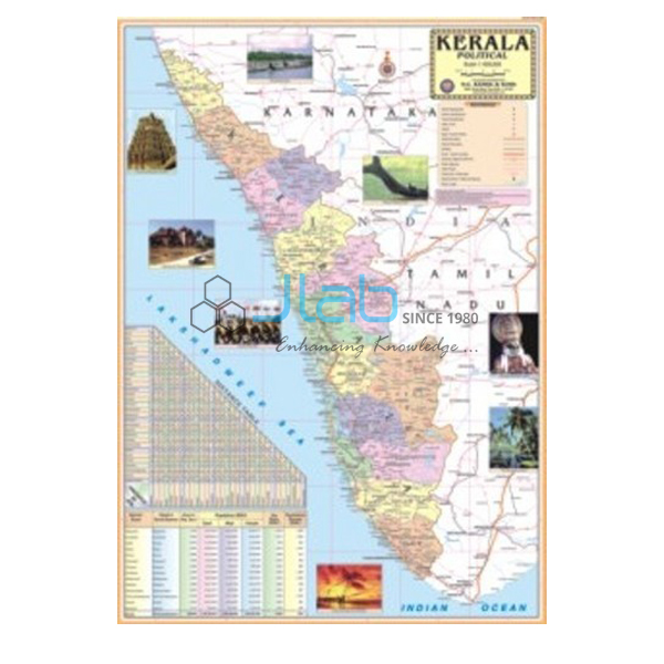 Kerala Political Map Chart