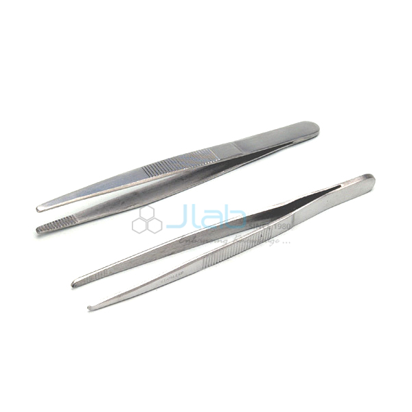 Forceps, Stainless Steel Straight Fine Point