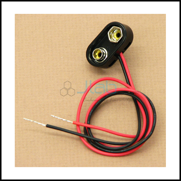 9V Cell Lead With Wire JLab