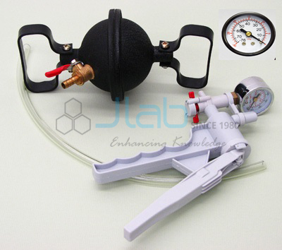 Magdeburg Hemispheres Steel and Vacuum Pump Set