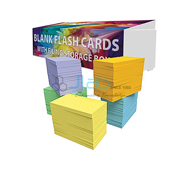 Blank Colored Flash Cards