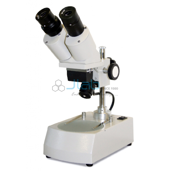 LED Top and Bottom Lights Binocular Stereo Microscope