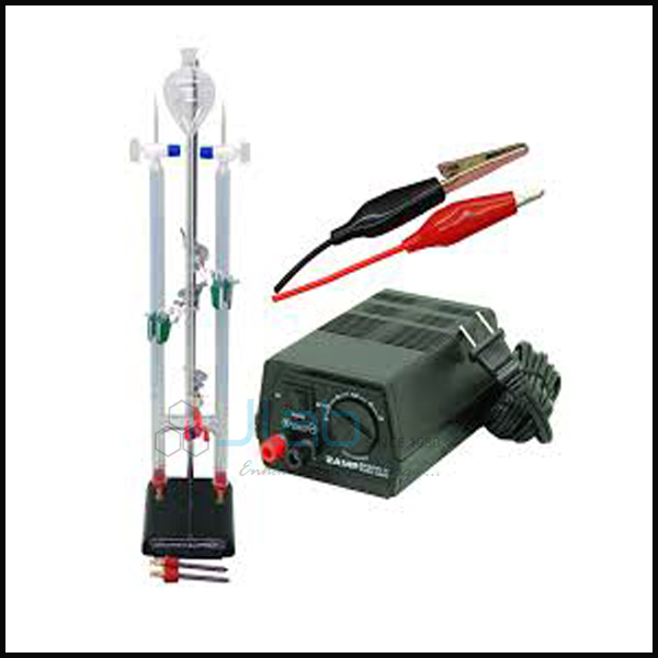 Hoffman Electrolysis Apparatus with Hardware and Power Supply JLab
