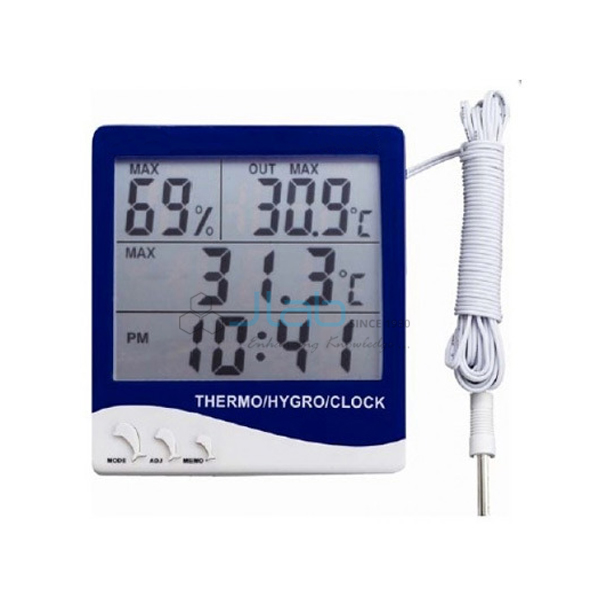 Thermo Hygrometer Clock