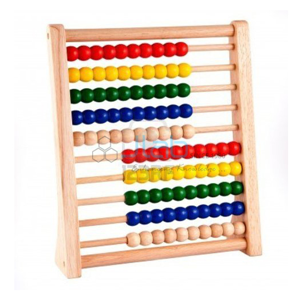 Frame Abacus Wooden with Beads