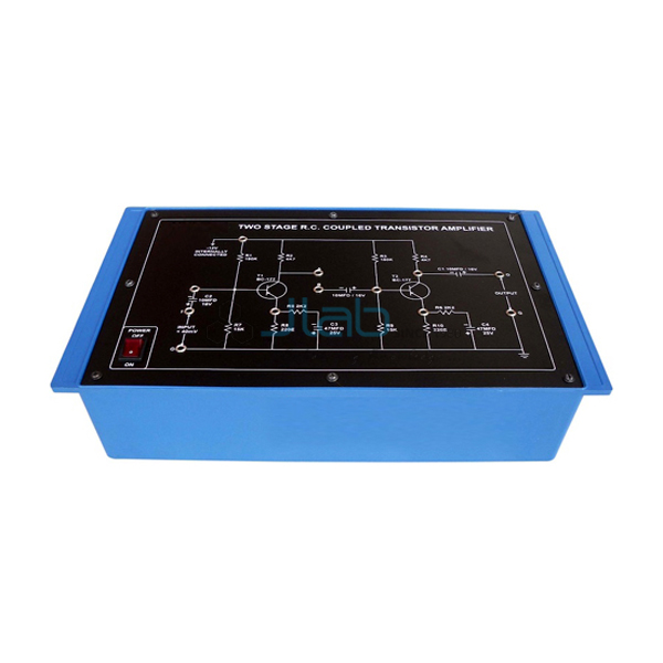 Two Stage RC Coupled Transistor Amplifier