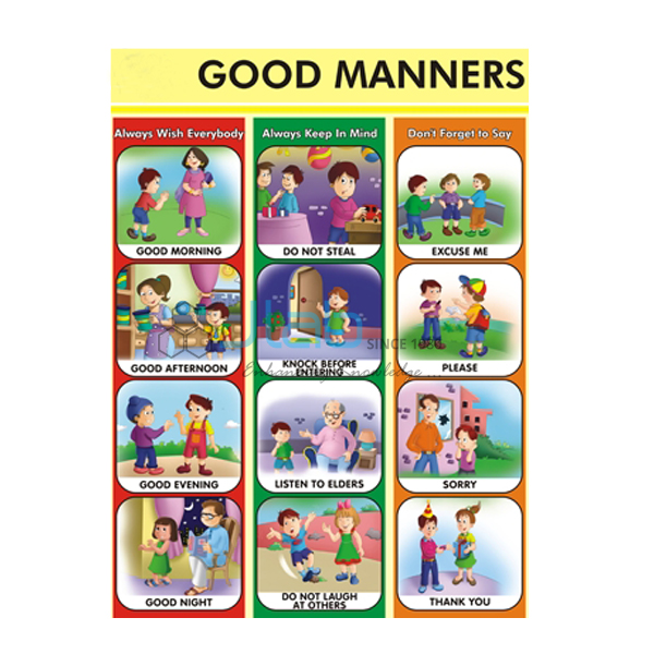 Good Habits For Children Chart