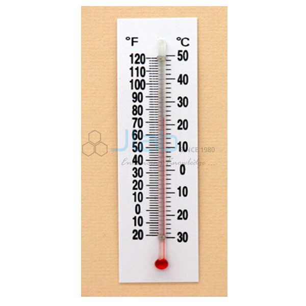Thermometer Plastic Back Double Scale