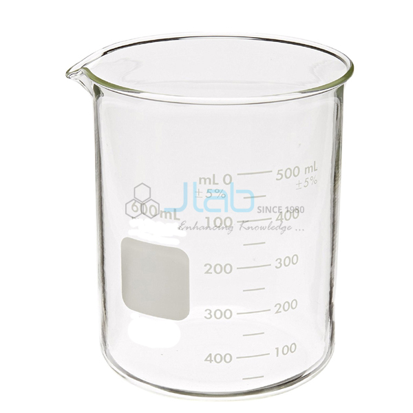 Squat Form Beakers, Borosilicate Glass, Economy