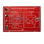 Study of Transmitter and Receiver using Fiber Optics Cable