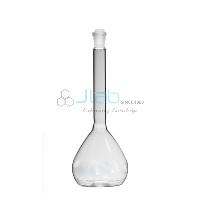 Volumetric Flasks Class B Soda Glass Plastic Stopper JLab