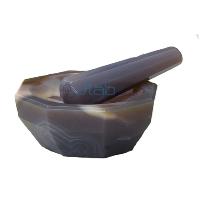 Mortar and Pestle Agate