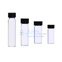 Tall Screw Neck Vial - Neutral Glass, Tall Form, With Closure